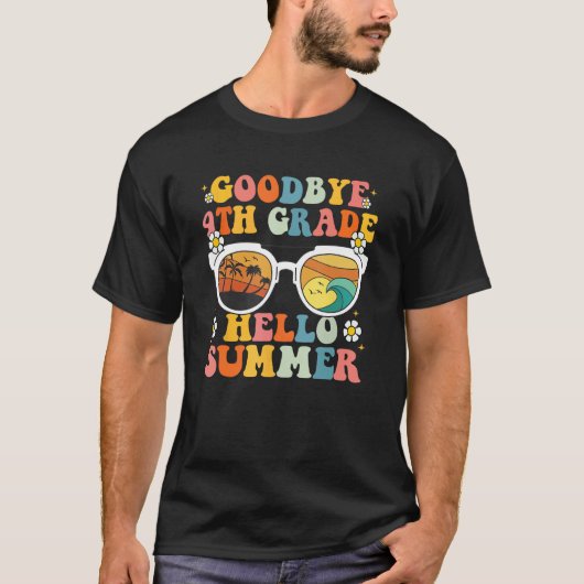 Goodbye 4th Grade Graduation To 5th Grade Hello Su T-shirt (Voorkant)