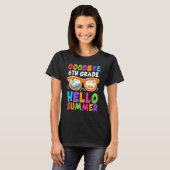 Goodbye 6th Grade Boys Kids Hello Summer Last Day T-shirt (Voorkant volledig)