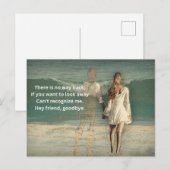 Goodbye Art briefkaart (Voorkant / Achterkant)