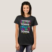Goodbye Elementary Hello Middle School Graduate Gr T-shirt (Voorkant volledig)
