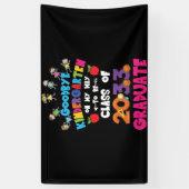 Goodbye Kindergarten Class of 2033 Hello 1st grade Spandoek (Verticaal)