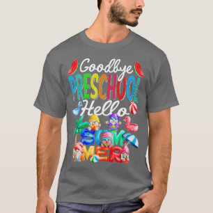 Goodbye Kindergarten Hallo Summer Gnomes Beach T-shirt