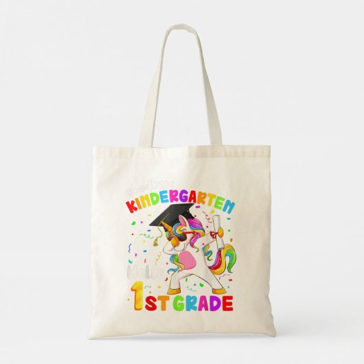 Goodbye Kindergarten Hello 1st Grade Graduation Un Tote Bag (Achterkant)