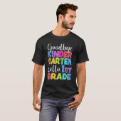 Goodbye Kindergarten Hello 1st Graduation La T-shirt (Voorkant volledig)