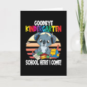 Goodbye Kindergarten School Enrollment Kaart (Voorkant)