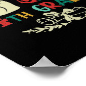 Goodbye Peace Out 4th Grade Graduate Eighth Grader Poster (Hoek)