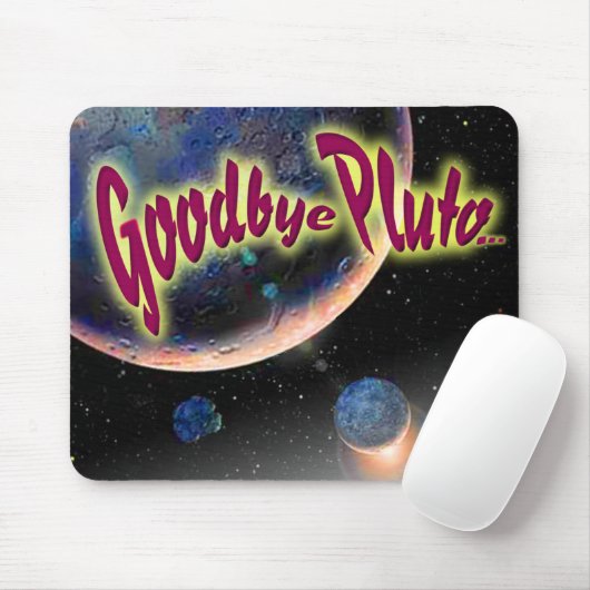 Goodbye Pluto Muismat (Met muis)