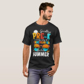 Goodbye Pre-k Graduation To Kindergarten Hello Sum T-shirt (Voorkant volledig)