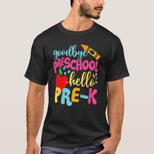 Goodbye Preschool Class Of 2033 Graduate Hello Pre T-shirt (Voorkant)