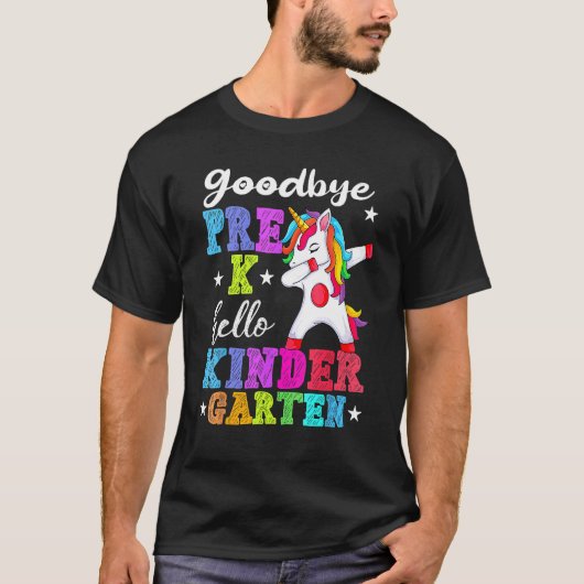 Goodbye Preschool Graduation Hello Kindergarten Pr T-shirt (Voorkant)