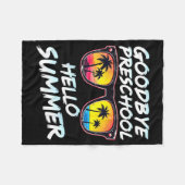 Goodbye Preschool Graduation Tee Teachers Kids Hel Fleece Deken (Voorkant (Horizontaal))