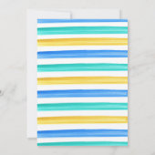 Goodbye School Hallo Pool Party Uitnodiging (Achterkant)