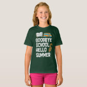 GOODBYE SCHOOL HELLOSUMMER T-SHIRT (Voorkant volledig)