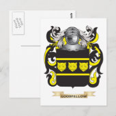 Goodco Coat of Arms (familiekust) Briefkaart (Voorkant / Achterkant)