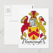 Goodenough Family Crest Briefkaart (Voorkant / Achterkant)