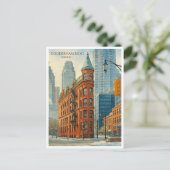 Gooderham Building Toronto Flatiron Briefkaart Art (Staand voorkant)