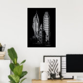 Gooderham Flatiron en Toronto Downtown No. 2 Poster (Thuiskantoor)
