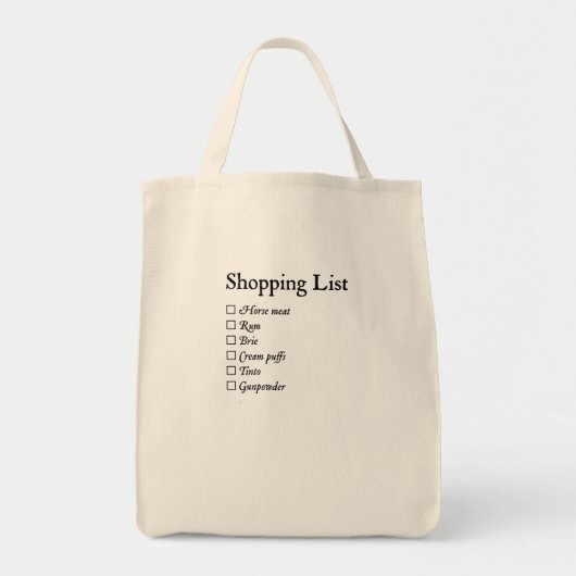 Goode's Company boodschappenlijst Tote Bag (Voorkant)