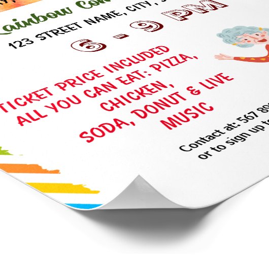 Goodies voor Grootouders event flyer poster (Hoek)