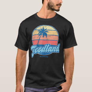 Goodland Florida FL 70s Retro Surfer T-shirt