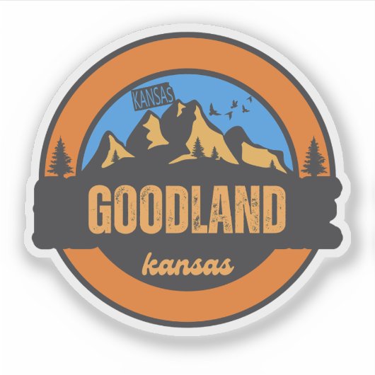 Goodland, Kansas Sticker (Voorkant)