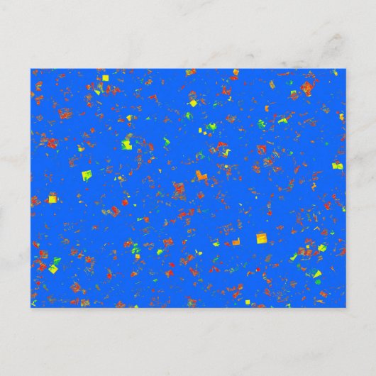 Goodluck Dream Blue Sjabloon toevoegen Tekst Afbee Briefkaart (Voorkant)