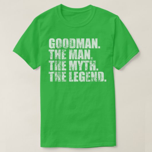 GoodmanGoodman Achternaam Goodman T-shirt (Design voorkant)