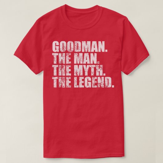 GoodmanGoodman Achternaam Goodman T-shirt (Design voorkant)