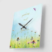 Goodness and Mercy - Psalm 23 Inspired Vierkante Klok (Hoek)