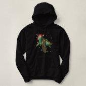 Goodness Astute Zee Turtle Kerstmis Lights Funny Hoodie (Design voorkant)