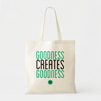 "Goodness Creëer Goodness" Canvas tas