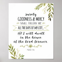 Goodness en Mercy zullen me zeker volgen.