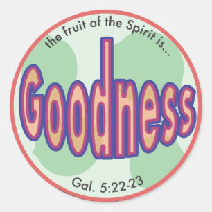 Goodness Fruit van de Spirit Spot Sticker