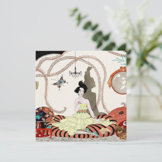 Goodness Gracious ~ Invitaties / RSVP Kaart (Staand voorkant)