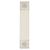 Goodness of God quilted look floral music Medium Tafelloper (Voorkant)