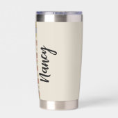 Goodness of God quilted look personalized Geïsoleerde Drinkbeker (Achterkant)