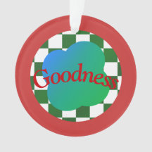 Goodness Quote Classic Red&Green Typography