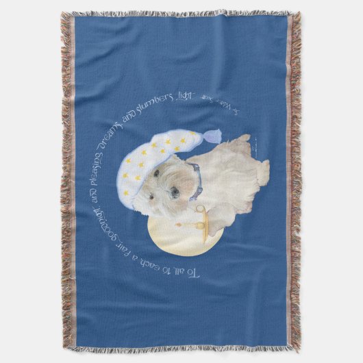 Goodnight Blue Deken (Voorkant Verticaal)