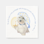 Goodnight Blue Servet (Voorkant)