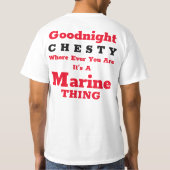 Goodnight CHESTY T-shirt (Achterkant)