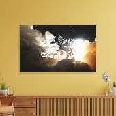 GoodNight-Collectie - Gewikkeld Canvas Afdruk (Insitu (Woonkamer))