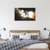 GoodNight-Collectie - Gewikkeld Canvas Afdruk (Insitu (Slaapkamer))
