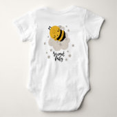 Goodnight Honey Bee Yellow Stars | Baby Bodysuit (Achterkant)