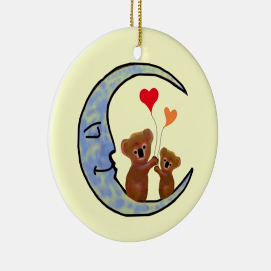 Goodnight Koala Moon Ornament (Rechts)