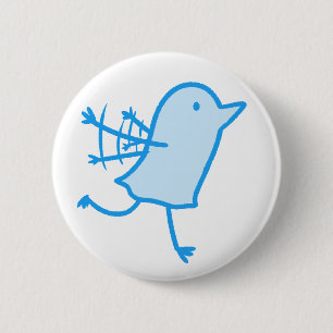 Goodnight / Oyasumi Punpun - Twitter Ronde Button 5,7 Cm