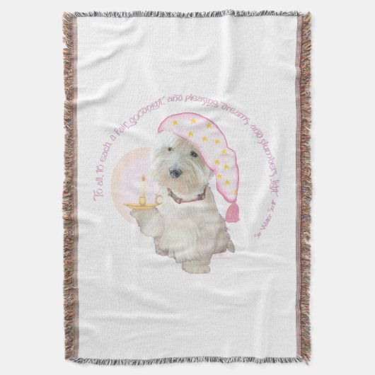 Goodnight Pink Deken (Voorkant Verticaal)