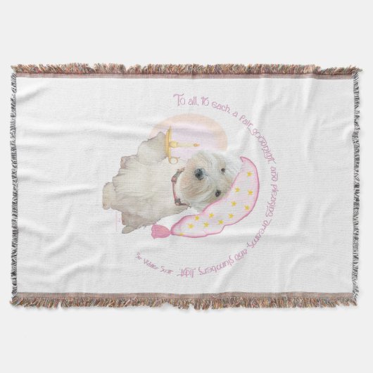 Goodnight Pink Deken (Voorkant)