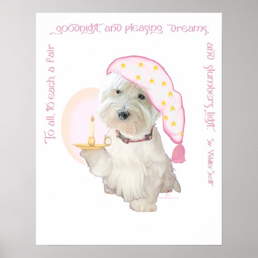 Goodnight Pink Poster (Voorkant)