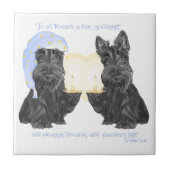 Goodnight Scotties Tegeltje (Voorkant)