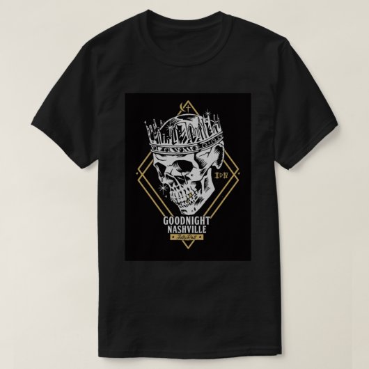 goodnight skull   t-shirt (Design voorkant)